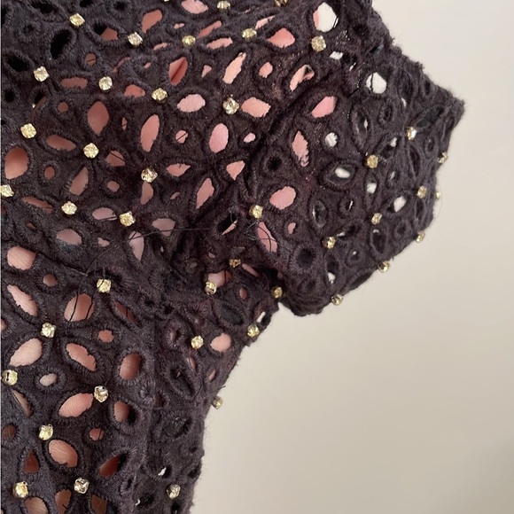 Zara Rhinestone Short Sleeve Shirt - Picture 3 of 5